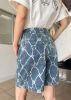 Picture of LV MONOGRAM PRINTED DENIM SHORTS