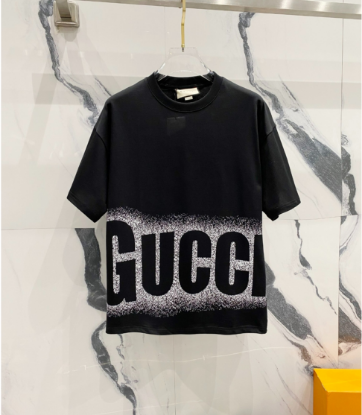 Picture of Gucci 260g pure cotton round neck short sleeve T shirt