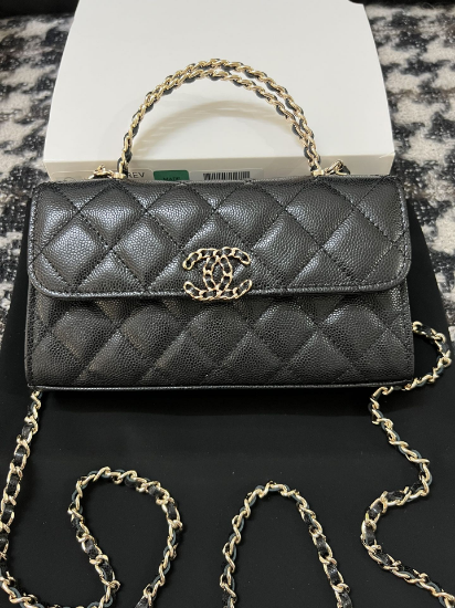 Picture of Chanel's 2023 style bag with caviar leather