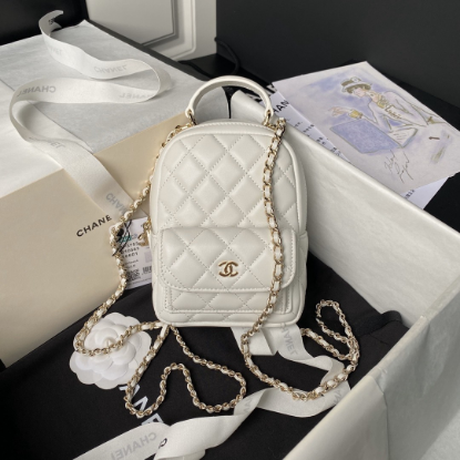 Picture of Chanel  The 24C  A mini double-shoulder bag made of lambskin