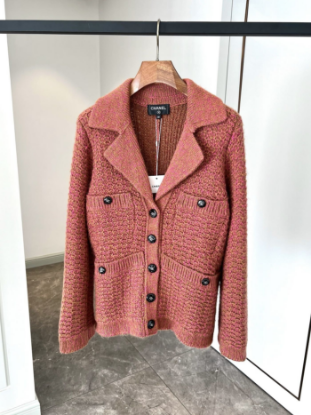 Picture of Chanel 24K autumn and winter Deauville cashmere knitted coat