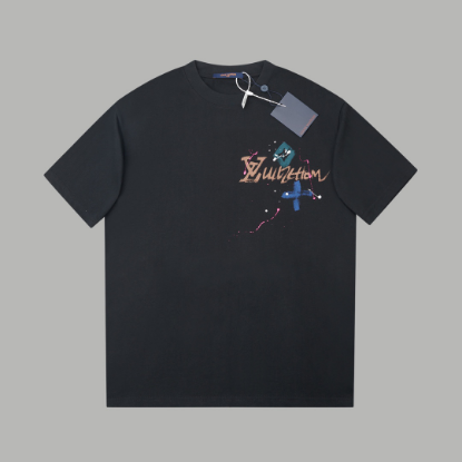 Picture of LV Louis 25ss new printed cotton short-sleeved T-shirt