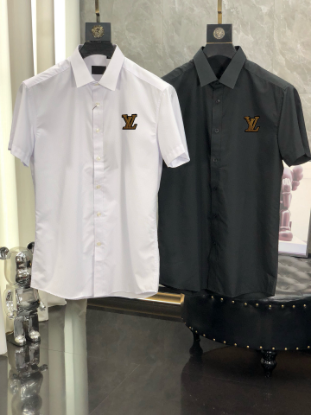 Picture of LV European goods 2025ss new men's short-sleeved shirt