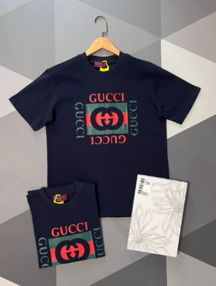 Picture of gucci square letter short sleeve