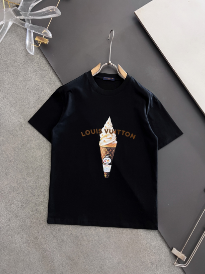 Picture of lv 2024 latest printed short sleeves