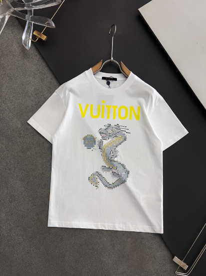 Picture of lv 2024 latest printed short sleeves