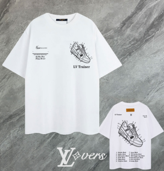 Picture of [Louis Vuitton lv] 2025 new high quality round neck short sleeves