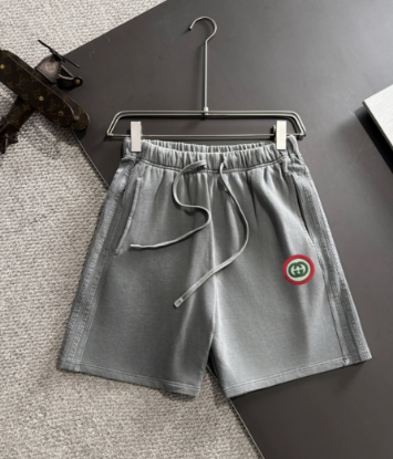 Picture of Gucci Spring/Summer 2025 new elasticated casual heavy industry washed shorts