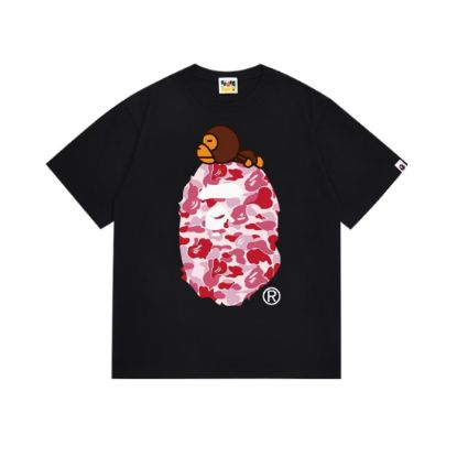 Picture of bape camouflage ape head logo print short sleeve t-shirt