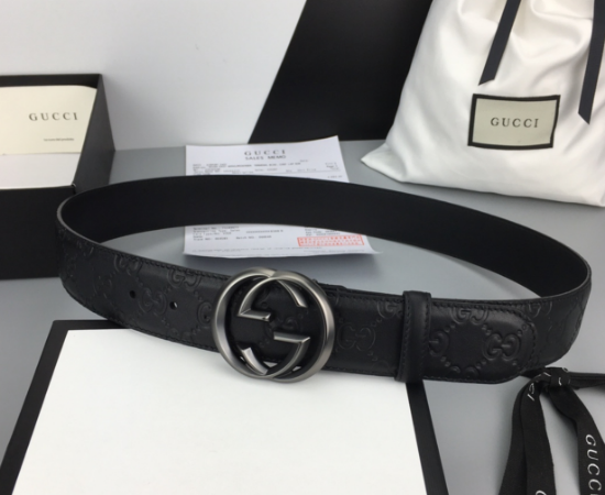 Picture of gucci classic full leather embossed