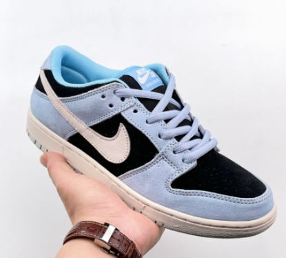 Picture of The new Nike SB Day One "Court Blue" series of low-top athleisure sports skateboarding shoes "Flip Court Blue Grey Hook".