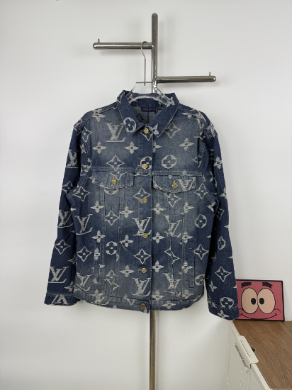 Picture of New LV Louis Vuitton heavy brushed denim jacket