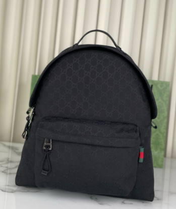 Picture of The Gucci canvas Medium Backpack Spring/Summer 2025 collection presents a new handbag